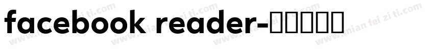 facebook reader字体转换